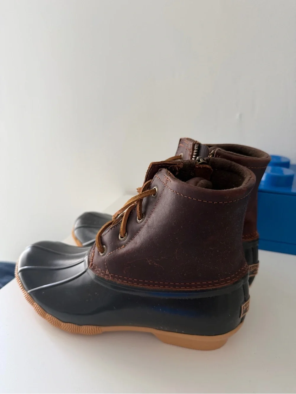 NWOT Sperry Duck Boot with Side Zipper